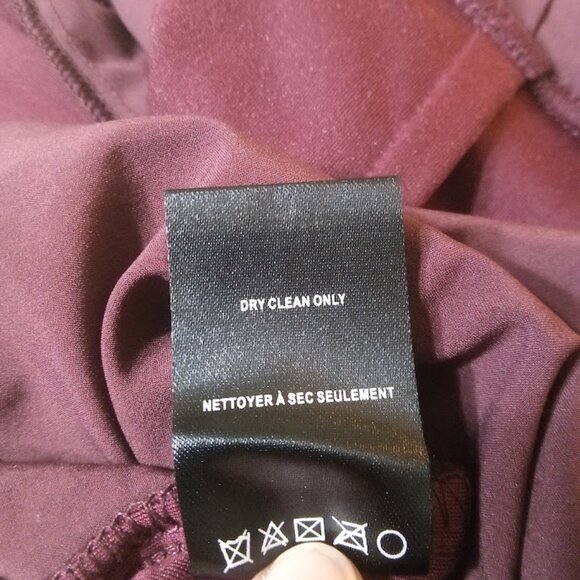 ANTHROPOLOGIE GREYLIN | Burgundy Velvet Wide Leg Luna Jumpsuit Holiday Party XS - Picture 13 of 13